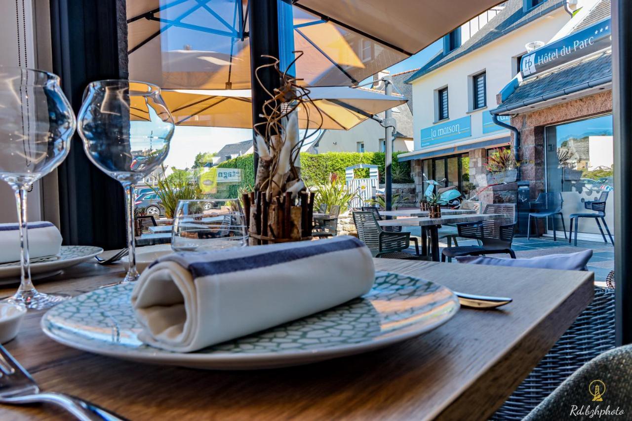 Logis Hotel Du Parc Perros-Guirec Exteriör bild